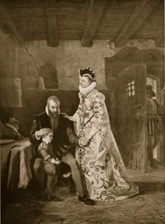 Karin Mansdatter visita Erik XIV in prigione